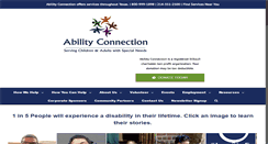 Desktop Screenshot of abilityconnectiontexas.org